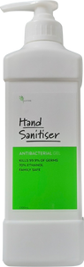 ecoVINE Citrus Hand Sanitiser 1 Litre with pump, Kills 99.9% of Germs Fast, 70% Ethanol, Family Safe, Lemon, Lime and Sweet Orange Oil, Hospital Grade, Not Tested on Animals,